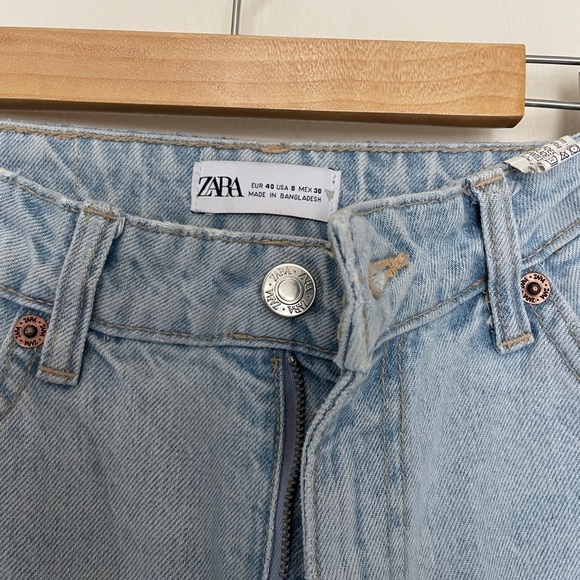 Zara High Rise Straight Jean - Picture 2 of 3
